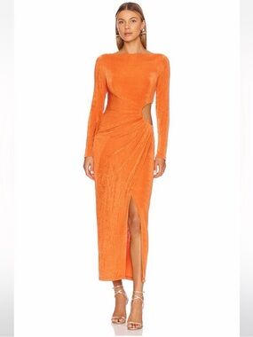 Significant Other ivy midi dress in clay
